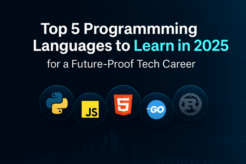 Top 5 Programming Languages to Learn in 2025 for a Future-Proof Tech Career